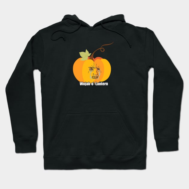 Angry Halloween Pumpkin Wojak Meme Hoodie by TheMemeCrafts